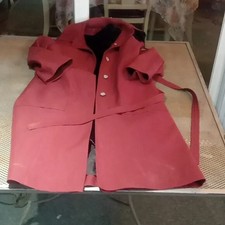 Clipper Mist Londontown Corp Trench Rain Coat Size 14 Reg Faux Fur Lined