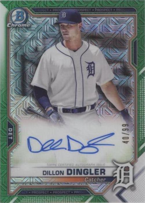 2021 Bowman Chrome - Dillon Dingler #BCMA-DDI for sale | eBay