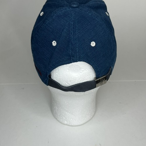 Ashworth Blue Men's Adjustable Cap Hat White Bill - Picture 7 of 14