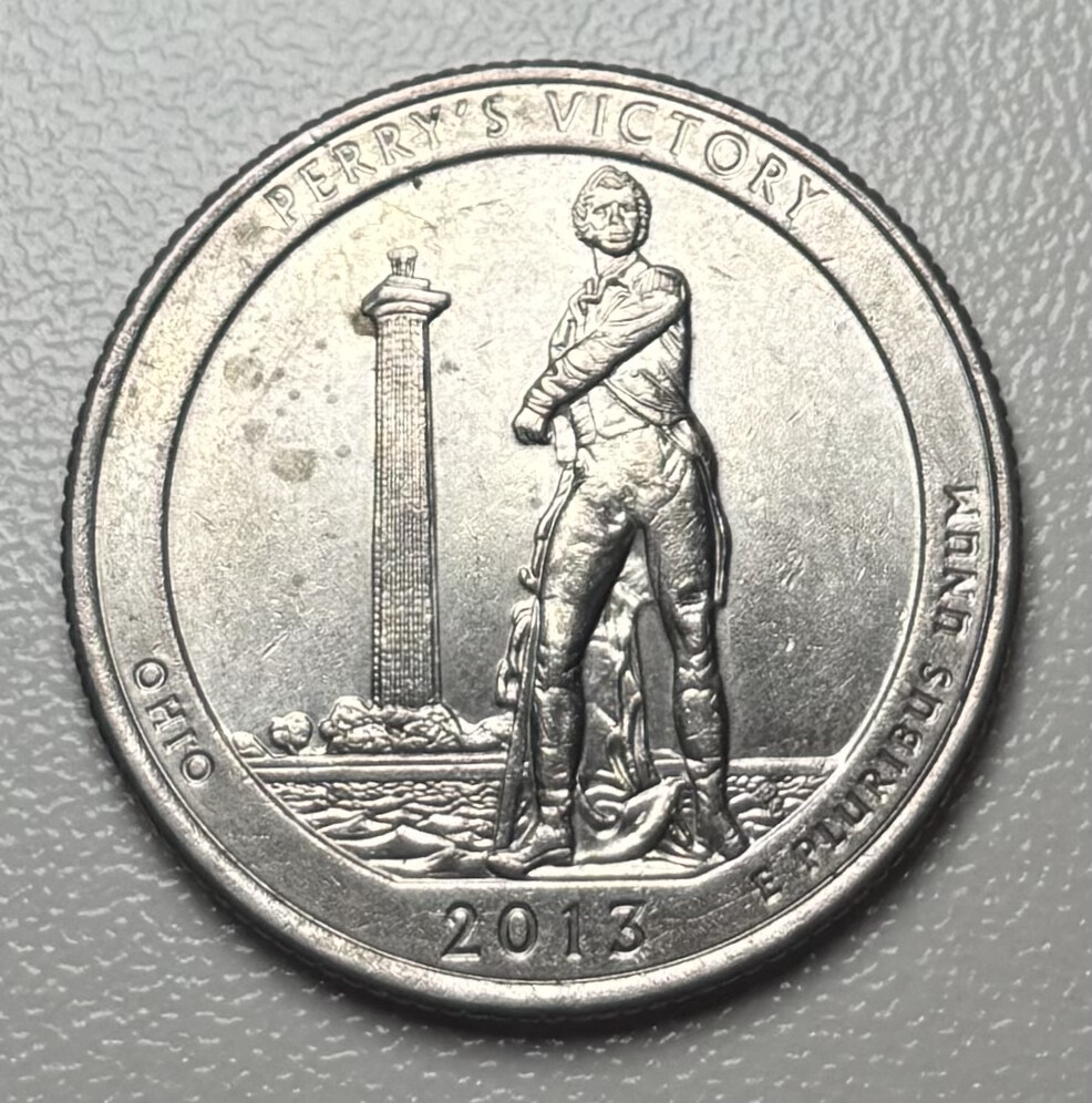 perry様3点 2013-D Perry's Victory Quarter RARE Mint Error | Circulated