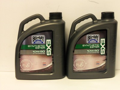15,74 /l Bel-Ray EXS 10W-50 2 x  4 Ltr vollsynthetisches Premium Motoröl 