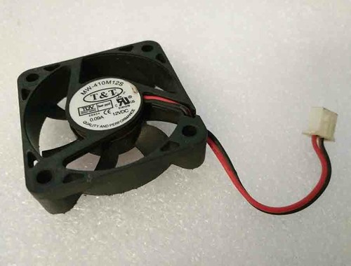 T&T MW 410M12S DC12V 0.09A 4010 4CM 40X40X10mm ventola di raffreddamento a 2 pin - Foto 3 di 8