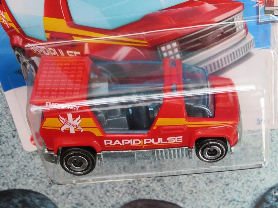 Hot Wheels H4M 137 RAPID PULSE red 2024 137/250 CaseM NEW Casting - Image 2 of 2