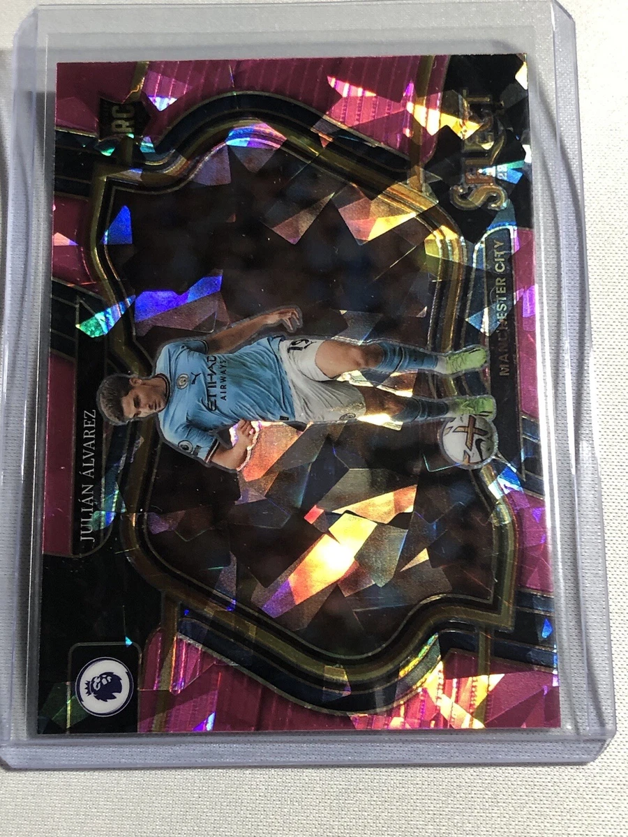 2022-23 Select Premier League Julian Alvarez RC #201 Field Level Pink Ice