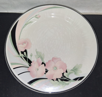 Sango Jolie Lunch Salad Plates 253319 Korea Flowers White Pink 7 5/8'' Set of 4