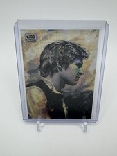 2024 Topps Star Wars Chrome Galaxy Han Solo 84 Prism Refractor 62/75