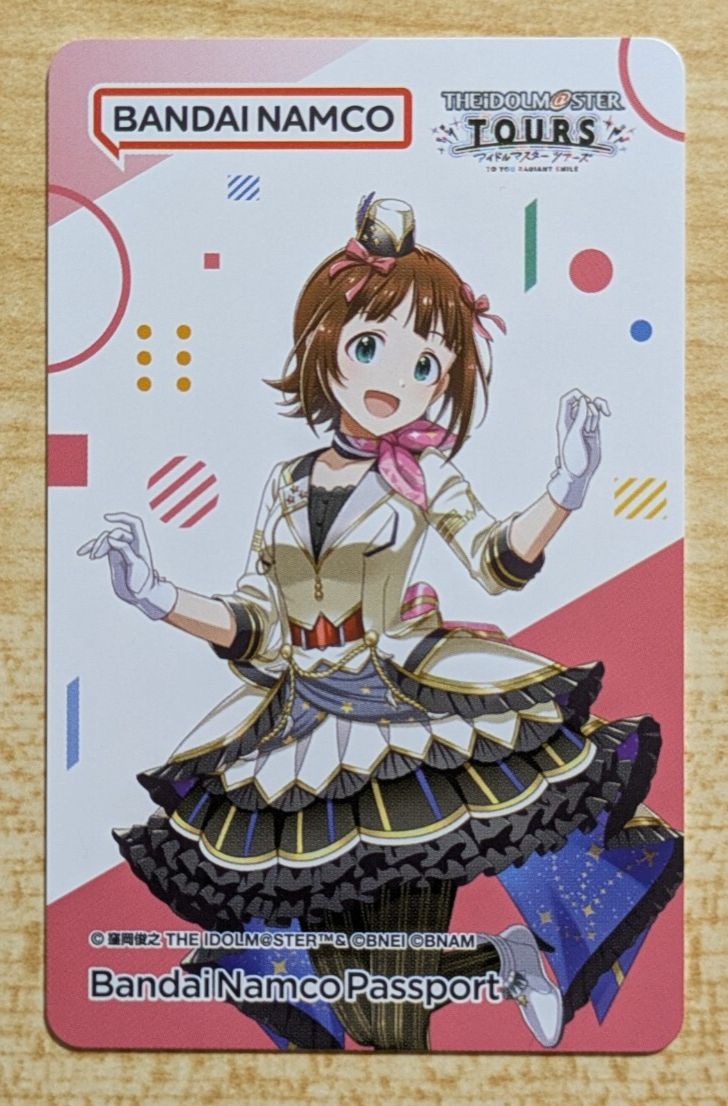 アイドルマスター TOURS Bandai Namco Passport 全種類 アイドルマスター TOURS【公式】 on X: 