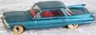 Vintage 1960's Dinky Toys 1962 Cadillac Coupe #147 Blue Meccano England