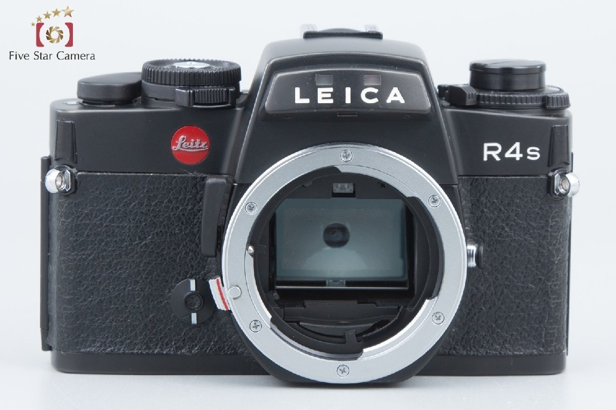 LEICA R4s MOD.2 完動品 Leica R4s MOD.2 Black 35mm Film SLR Camera w/Body cap From Japan