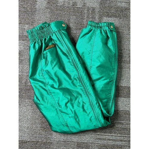 Vintage Descente 2 Piece Ski Suit Mens Jacket M Pants 30 Teal Colorblock 80s 90s image 14