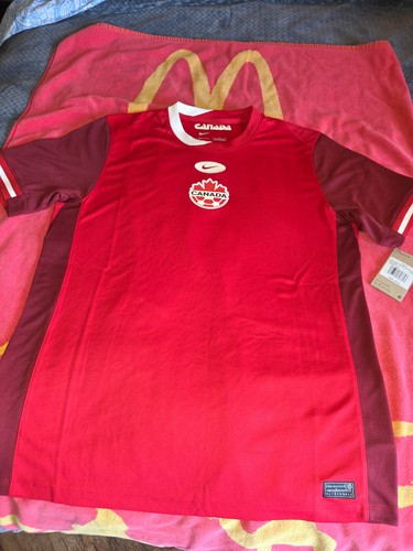 Canada Jersey 2024 Home National Team Shirt Nike Mens Large World Cup