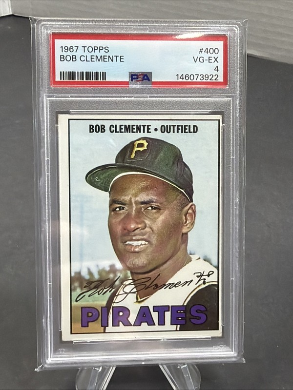 1967 TOPPS #400 BOB CLEMENTE PSA 4 Just Graded