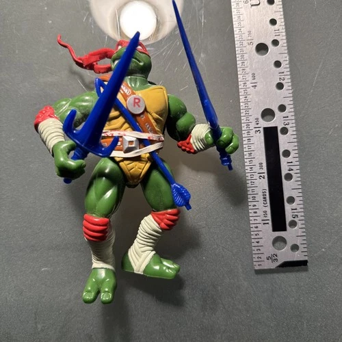 Vintage TMNT Teenage Mutant Ninja Turtles Figure Raphael The Next Mutation 1997