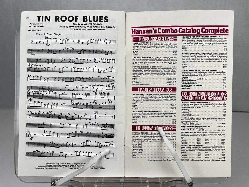 Dixieland Beat No. 1 Trombone Sheet Music Dixieland Jazz 24 Pages - Image 4 of 4