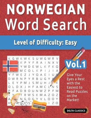Best Activity Books | NORWEGIAN WORD SEARCH - LEVEL OF DIFFICULTY | Taschenbuch