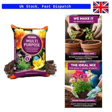 Multi-Purpose Garden Compost 40L – Promotes Healthy Growth & Vibrant Flowers 0.32 per litre