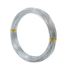 Bendable Aluminum Craft Wire - 1mm 18 Gauge 50m / 165ft Spool, Floral Wire for