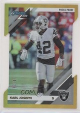 2019 Panini Donruss Press Proof Gold Die-Cut 14/25 Karl Joseph #197 2qw