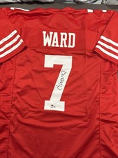 Charvarius Ward Autographed Signed XL Custom 49ers Jersey-Beckett Witnessed