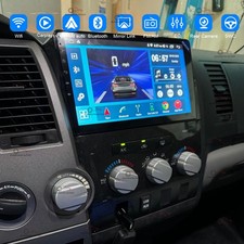 Car Radio For Toyota Tundra 07-13 Sequoia 08-19 Carplay Android15 Fm Gps Nav 64g