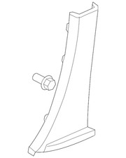 Genuine Honda Door Pillar Post Trim Set 84171-shj-a01zb Genuine Honda Door Pillar Post Trim Set 84171-shj-a01zb