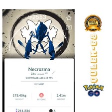 Pok mon Go - Shiny Necrozma special Background Go fest 2026 - Trade Registered
