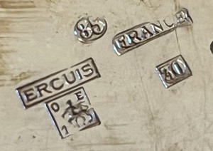 Ercuis French Silver Wine Cooler Vintage Fresh Find 
