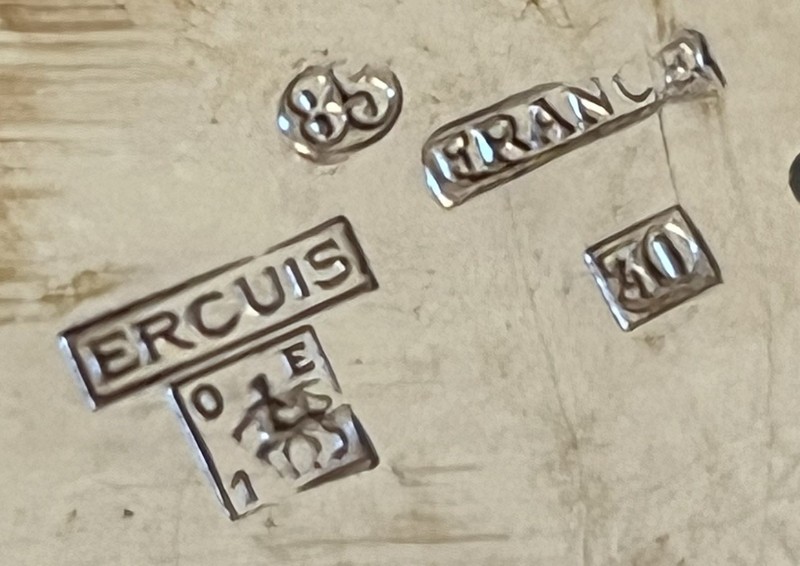 Ercuis French Silver Wine Cooler Vintage Fresh Find 