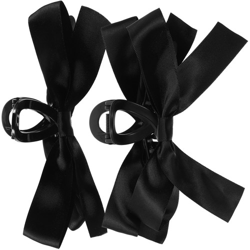 2pcs Big Bows Hair Clips Bow Claw Hair Clips Hair Clamps for Women Thick Thin - Picture 4 of 12
