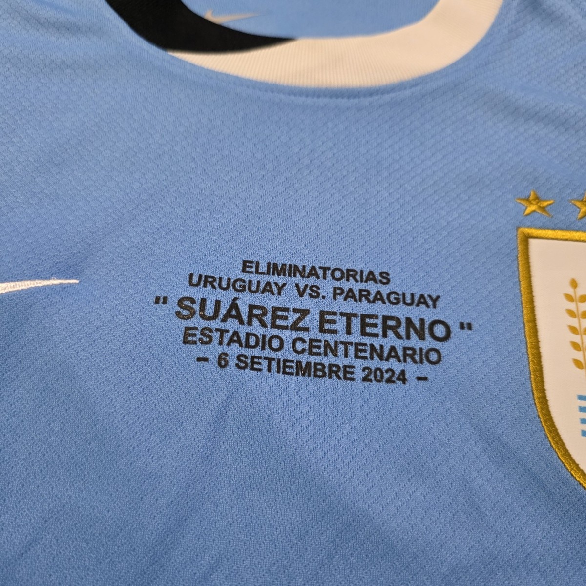 2024 Nike Uruguay Home Soccer Jersey Luis Suarez Men S World Cup