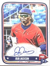 2024 Onyx Vintage - Autographs #VAJOJA Jojo Jackson Near Mint