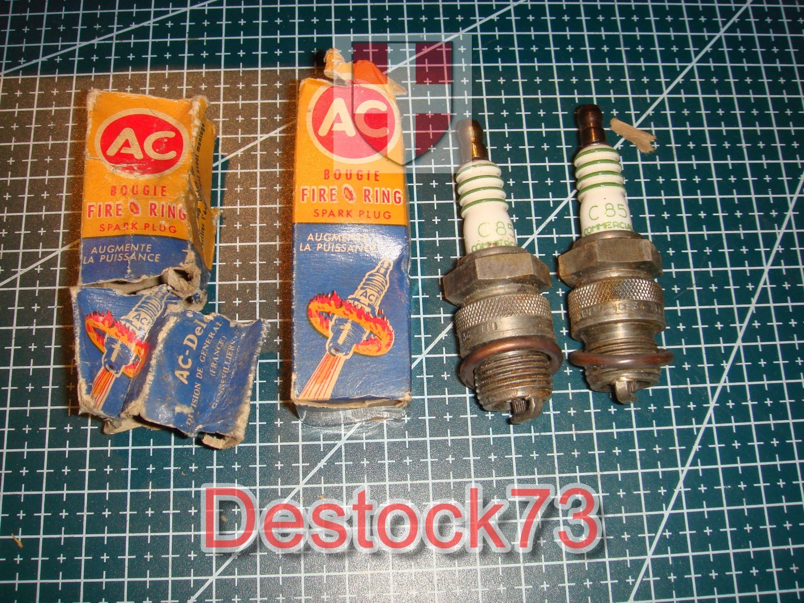 Lot Of 2 Spark Plugs AC DELCO C85 Large Base