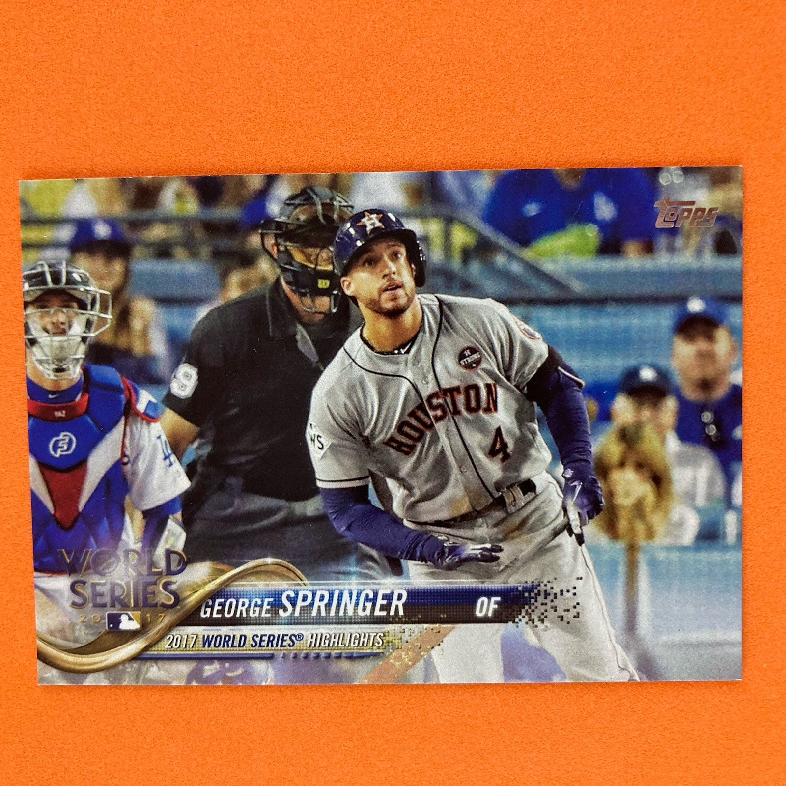 George Springer 2018 Topps Card #154 MLB Houston Astros
