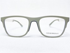 NEW Emporio Armani EA3133 5668 Mens Green Rectangle Eyeglasses Frames 53/19 145