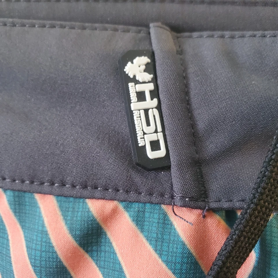 HSD Kirra 澳大利亚多彩 4 路弹力游泳冲浪板短裤男式 34 X 8 — 第 3/4 张图片