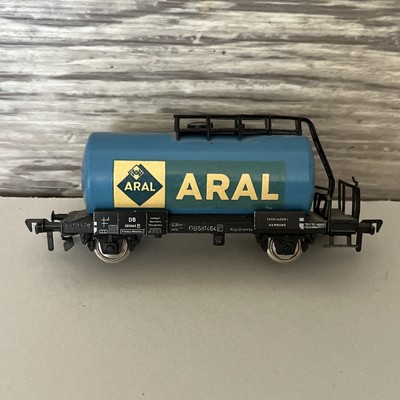 Fleischmann HO Tank Car #5413 ARAL Vintage 1960s Made in Western Germany