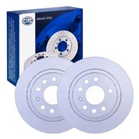 2X Hella Bremsscheiben 278Mm Hinten Passend FüR Fiat Croma Opel Signum VE