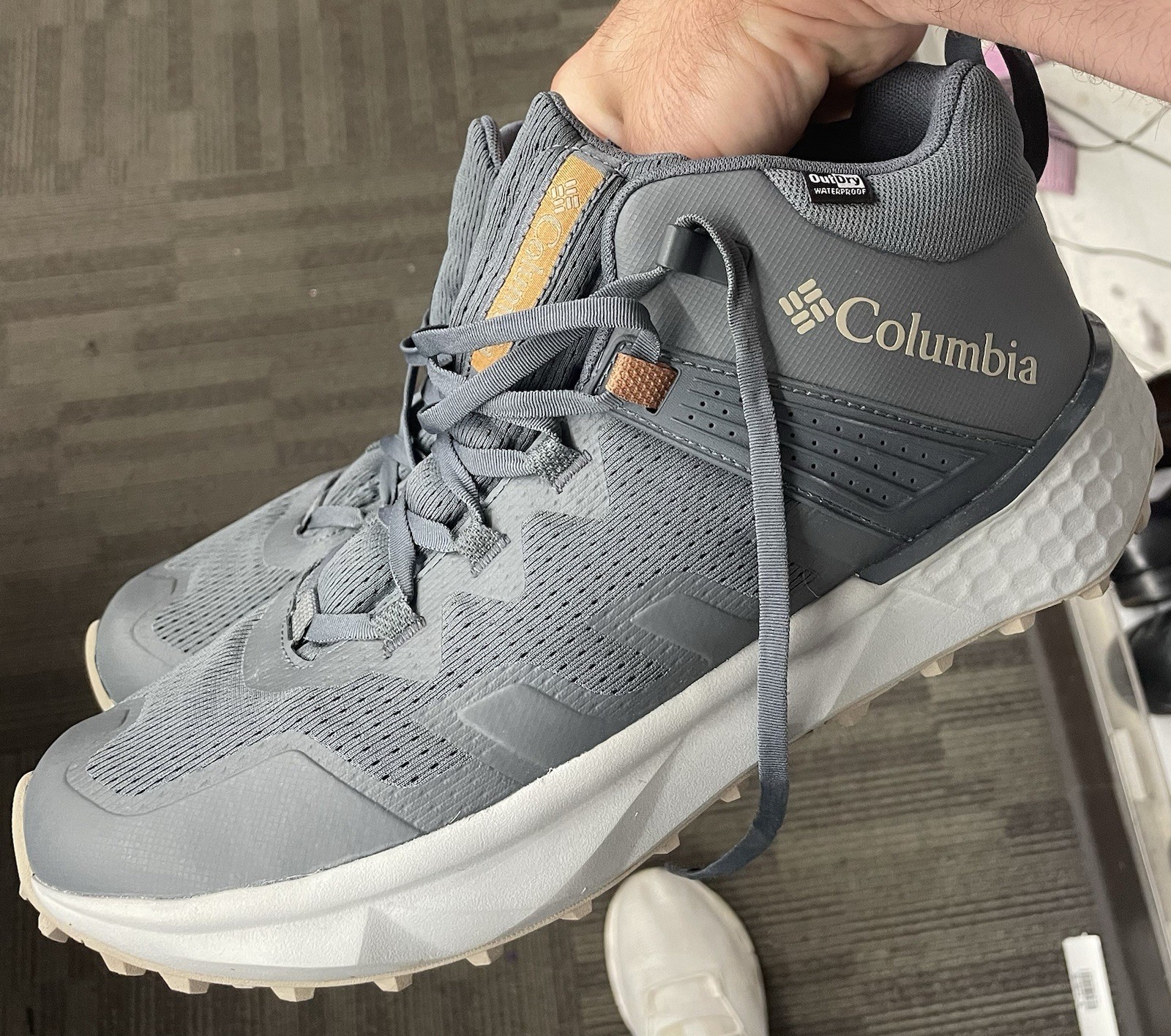 Botas de senderismo Columbia Ortholite EcoLT para hombre talla 11,5, grises