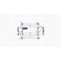 Magneti Marelli KÜHler MotorkÜHlung Passend FüR Fiat Ducato 250 Multijet 2,3 D