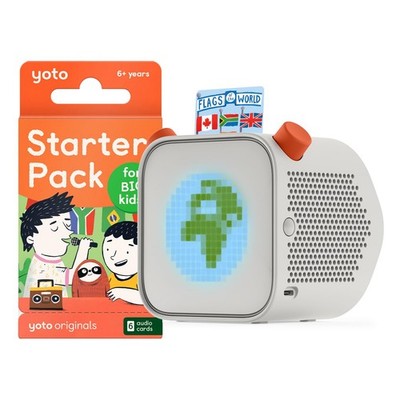 Yoto Player (3. Gen.) + Starter Pack für große Kinder Bundle - Bluetooth weiß 