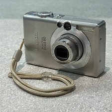 Canon IXUS 60 Digital Compact Camera Y2K 3x Zoom - Fully Tested Working Full Set