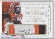 2014 Panini National Treasures Team Nicknames Prime 17/50 Jeremy Hill #TM-JH 4t0