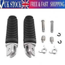 Pair New Front Rider Foot Pegs Footrest Pedals For Yamaha FZ6 FZR FZS XJ 600 N/S