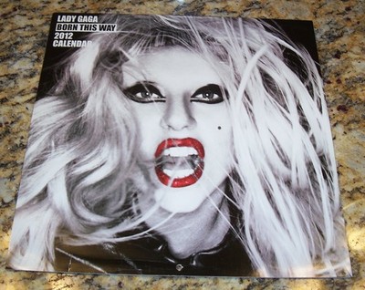 2012 Lady Gaga Born This Way 12 Month Calendar Bravado Browntrout Rare Import