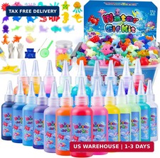 Aibxiu Magic Water Elf Toy Kit, Crafts for Kids Ages 4-8-12, Aqua Fairy Water Ge