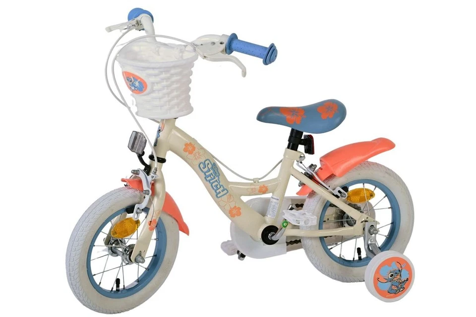 12 Zoll Kinder Mädchen Fahrrad Rad Mädchenrad Mädchenfahrrad Bike Disney Stitch - Bild 3 von 4