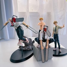 Chainsaw Man Figure Set of 4 Collectible Anime Toys Fully Functional Authentic