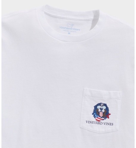 EUC Vineyard Vines Boys' USA Mountain Dog Short-Sleeve Pocket Tee SZ XL - Picture 3 of 12