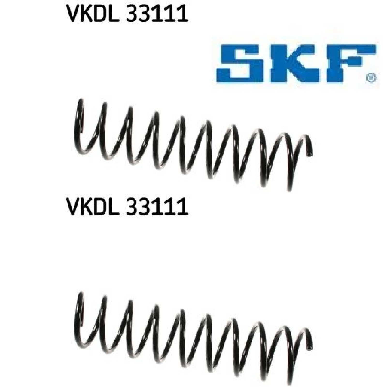 Skf Grau/Orange Feder Hinten Renault Twingo 1 - Bild 3