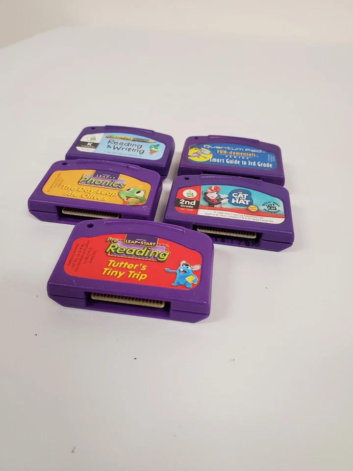 Leapfrog LeapPad Lot of 5 Learning Game Cartridges, Tested No Duplicates - Image 2 of 4